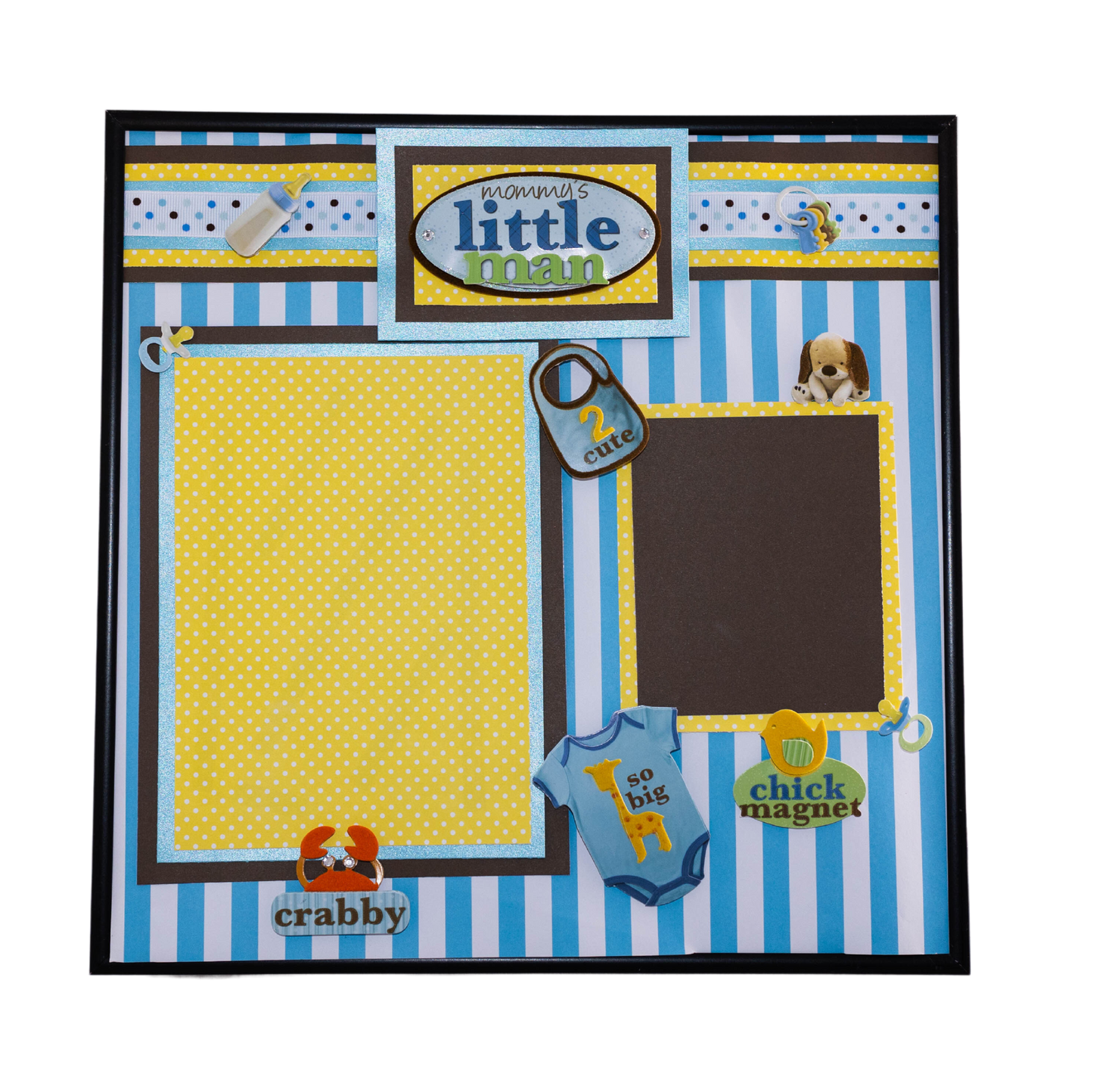 Baby Themed Scrapbook Page Frame