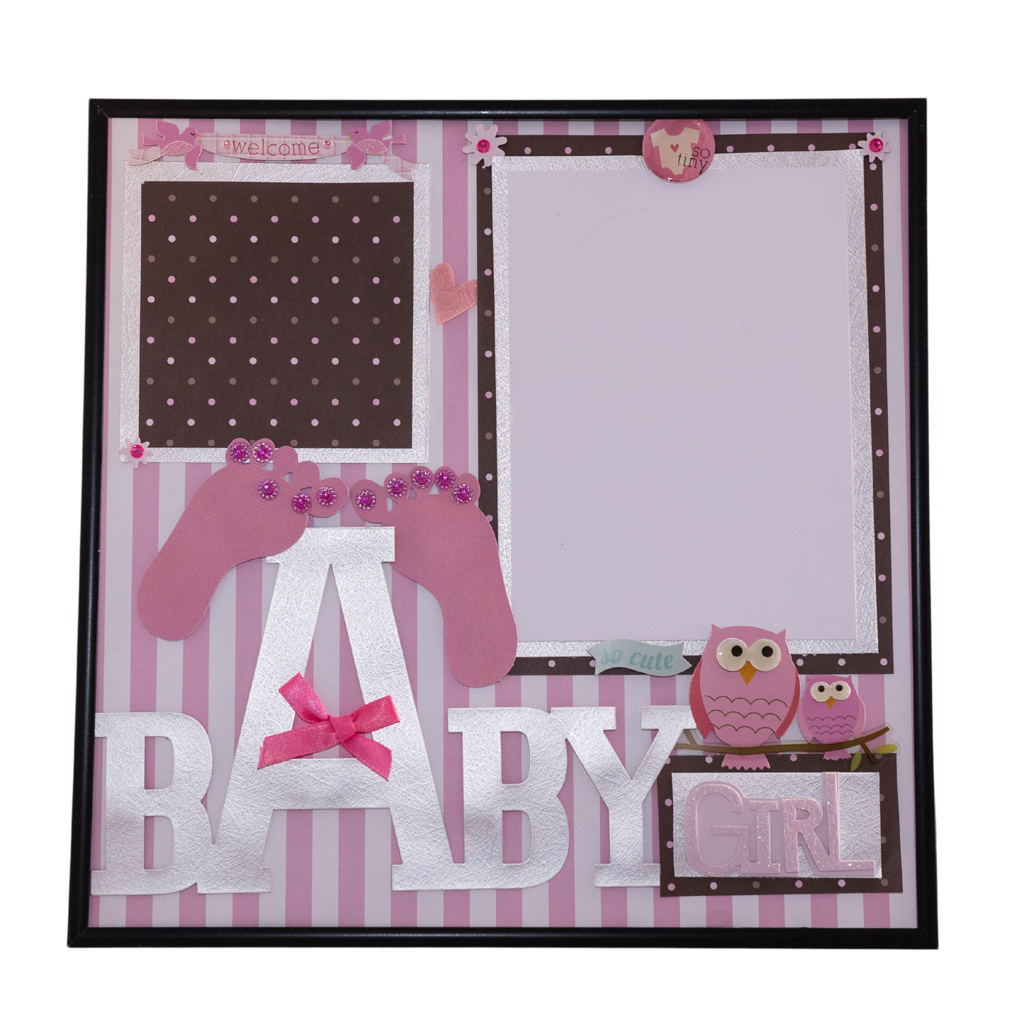 Baby Themed Scrapbook Page Frame