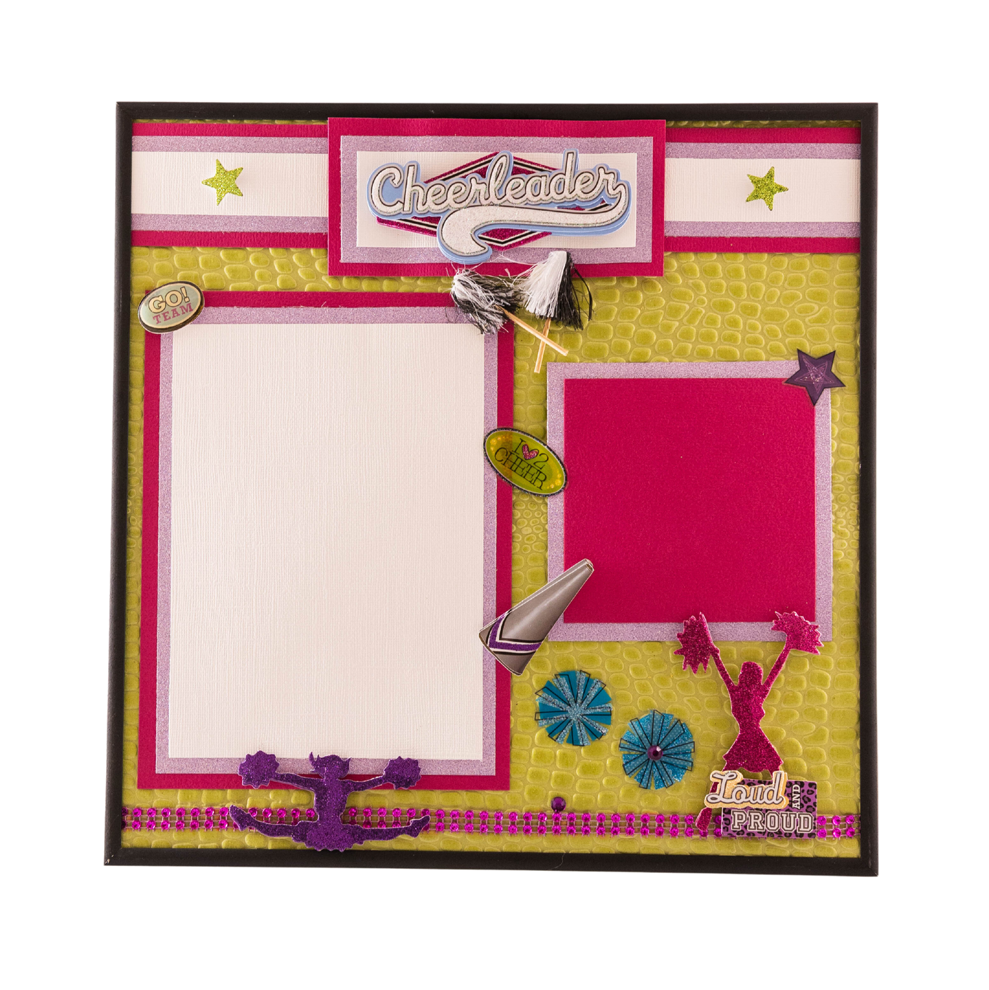 General Sport Themed Scrapbook Page Frame